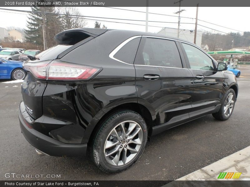 Shadow Black / Ebony 2018 Ford Edge Titanium AWD