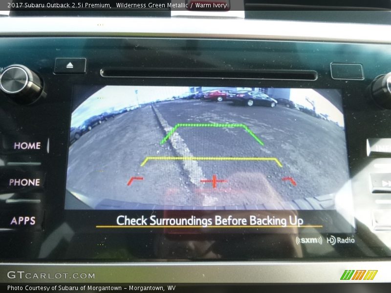 Wilderness Green Metallic / Warm Ivory 2017 Subaru Outback 2.5i Premium