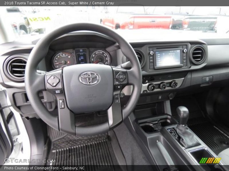 Dashboard of 2018 Tacoma SR Access Cab