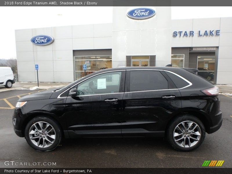 Shadow Black / Ebony 2018 Ford Edge Titanium AWD