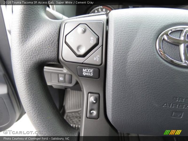 Controls of 2018 Tacoma SR Access Cab