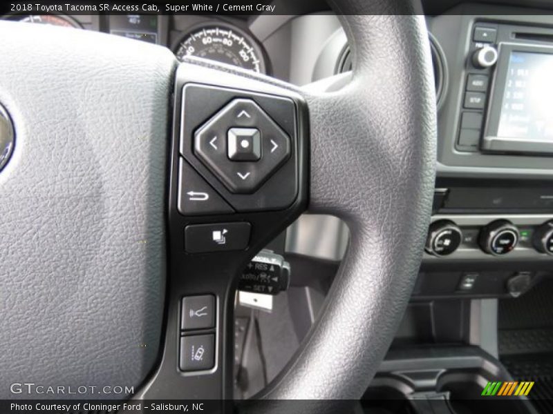 Controls of 2018 Tacoma SR Access Cab