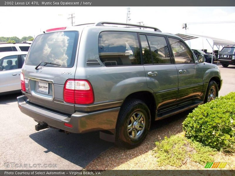 Mystic Sea Opalescent / Ivory 2002 Lexus LX 470
