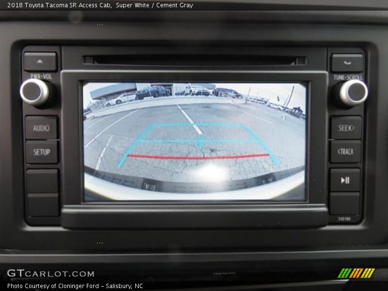 Super White / Cement Gray 2018 Toyota Tacoma SR Access Cab