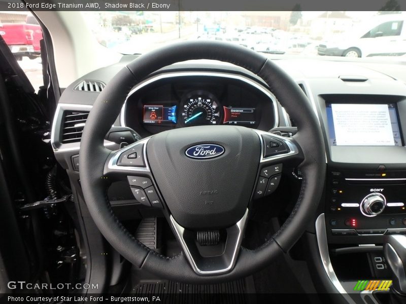 Shadow Black / Ebony 2018 Ford Edge Titanium AWD