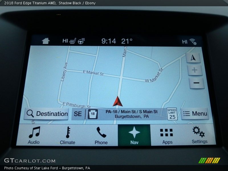 Shadow Black / Ebony 2018 Ford Edge Titanium AWD