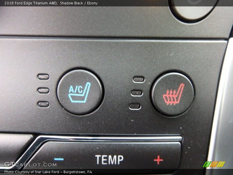 Shadow Black / Ebony 2018 Ford Edge Titanium AWD