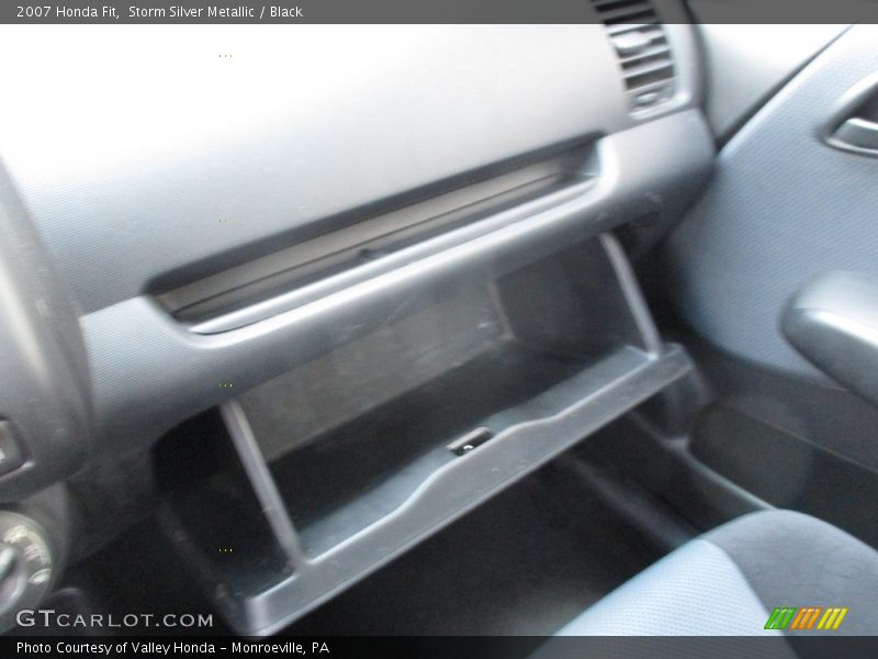 Storm Silver Metallic / Black 2007 Honda Fit