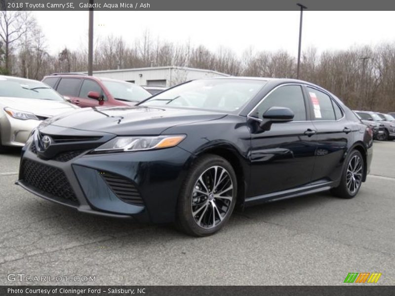  2018 Camry SE Galactic Aqua Mica