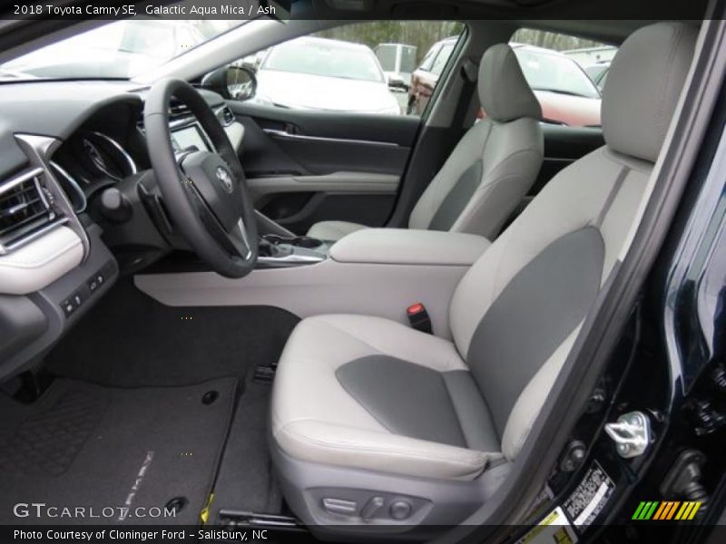 Front Seat of 2018 Camry SE