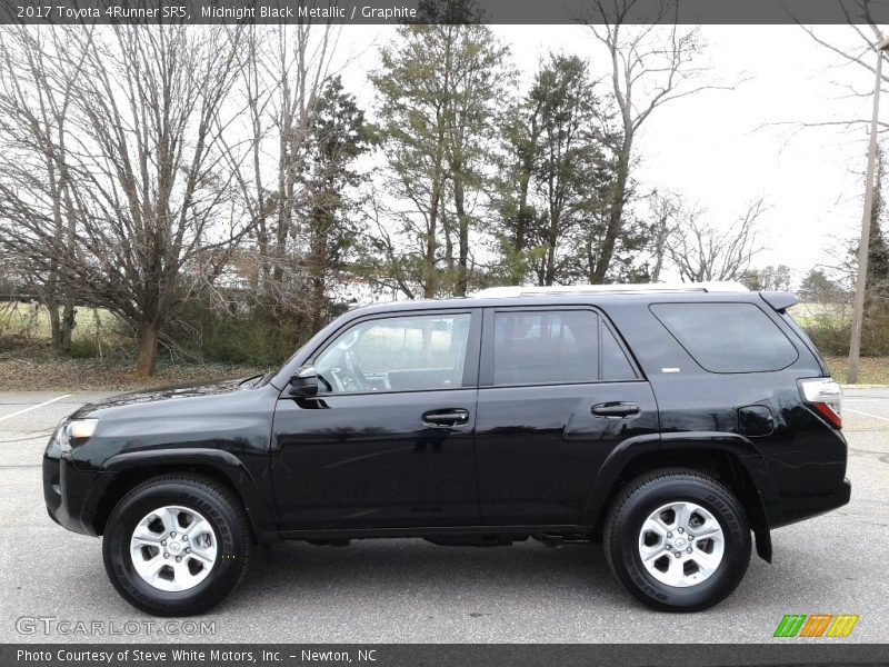 Midnight Black Metallic / Graphite 2017 Toyota 4Runner SR5
