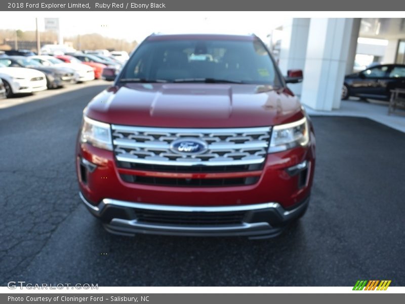 Ruby Red / Ebony Black 2018 Ford Explorer Limited