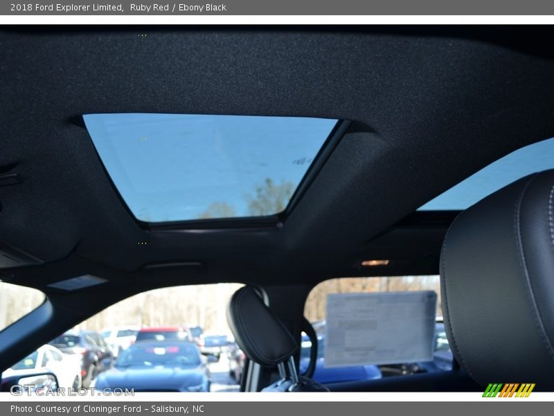 Ruby Red / Ebony Black 2018 Ford Explorer Limited