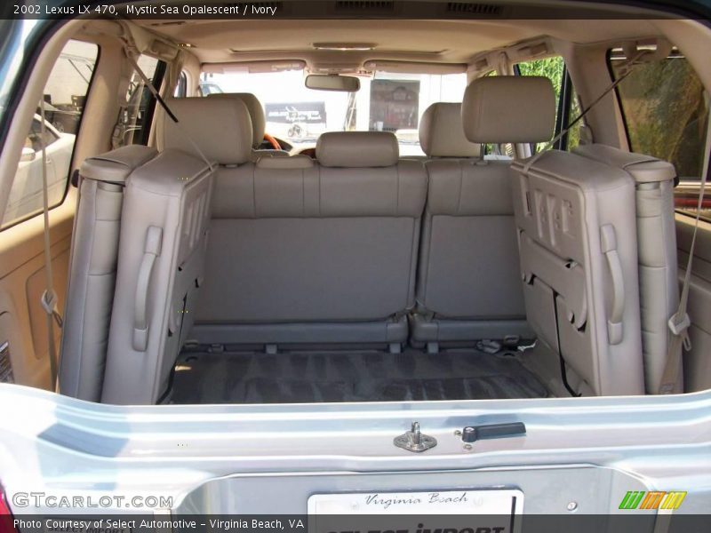 Mystic Sea Opalescent / Ivory 2002 Lexus LX 470
