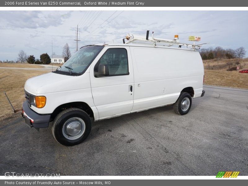Oxford White / Medium Flint Grey 2006 Ford E Series Van E250 Commercial