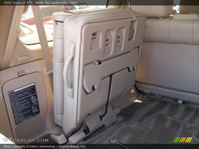 Mystic Sea Opalescent / Ivory 2002 Lexus LX 470