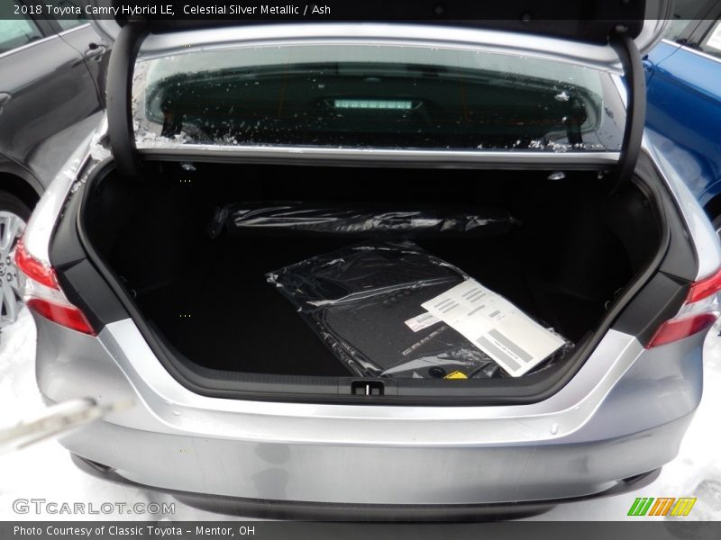 Celestial Silver Metallic / Ash 2018 Toyota Camry Hybrid LE