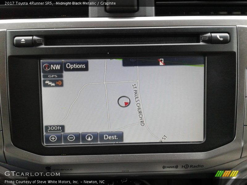 Navigation of 2017 4Runner SR5