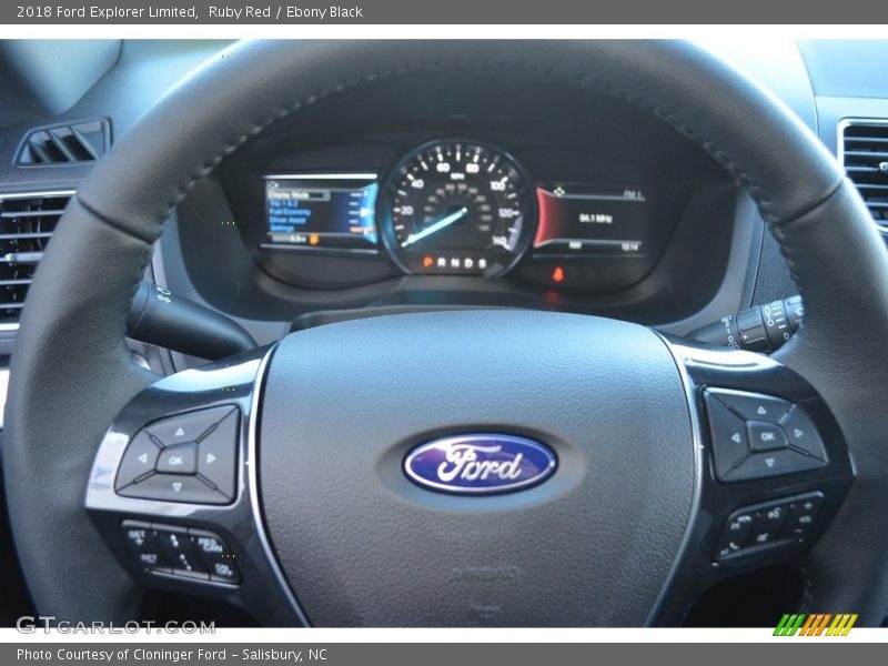 Ruby Red / Ebony Black 2018 Ford Explorer Limited