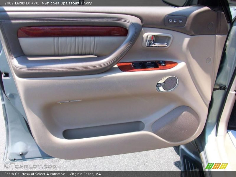 Mystic Sea Opalescent / Ivory 2002 Lexus LX 470