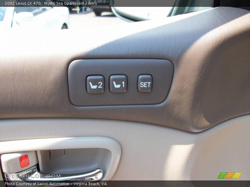 Mystic Sea Opalescent / Ivory 2002 Lexus LX 470