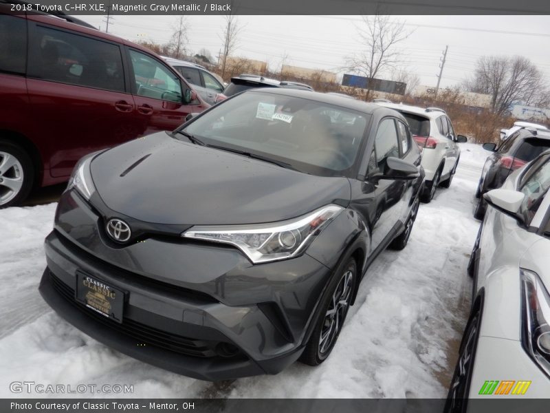 Magnetic Gray Metallic / Black 2018 Toyota C-HR XLE