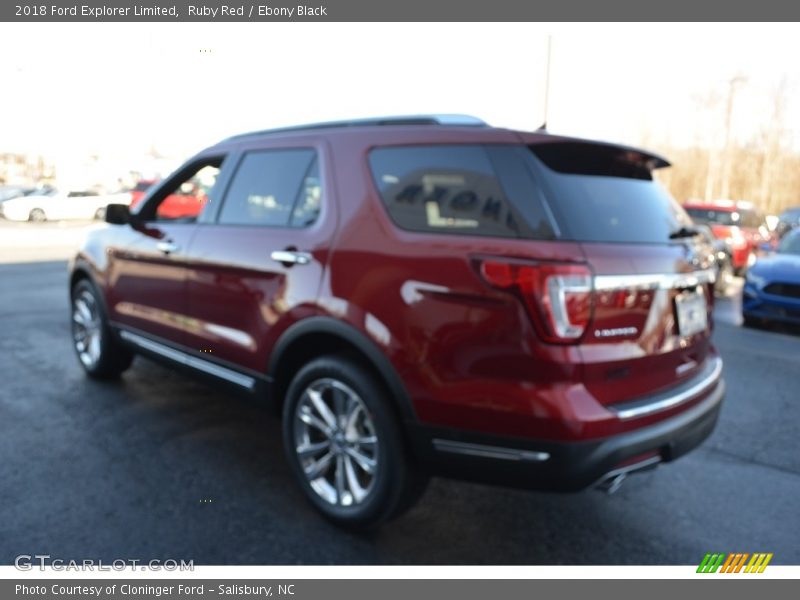 Ruby Red / Ebony Black 2018 Ford Explorer Limited