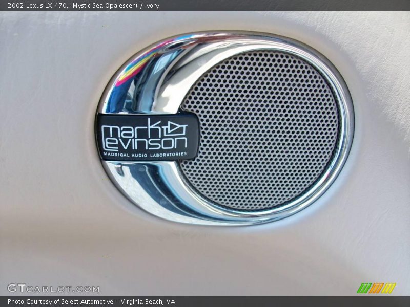 Mystic Sea Opalescent / Ivory 2002 Lexus LX 470