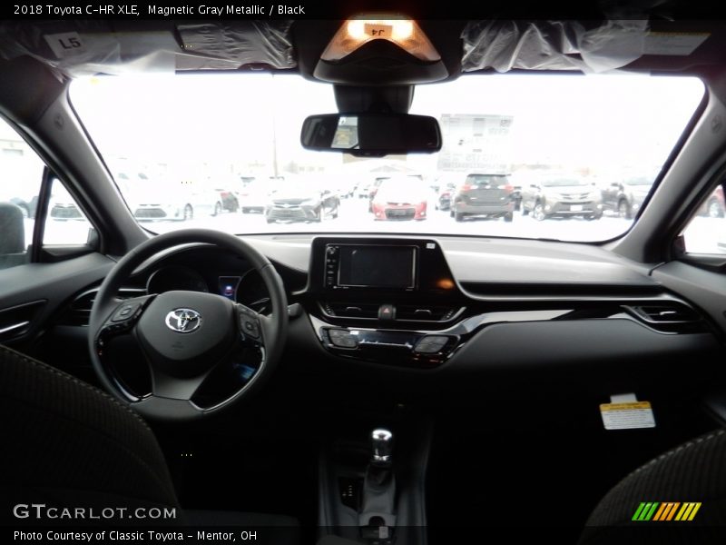 Magnetic Gray Metallic / Black 2018 Toyota C-HR XLE