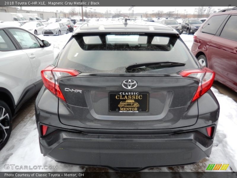 Magnetic Gray Metallic / Black 2018 Toyota C-HR XLE