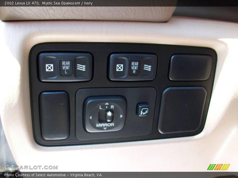 Mystic Sea Opalescent / Ivory 2002 Lexus LX 470