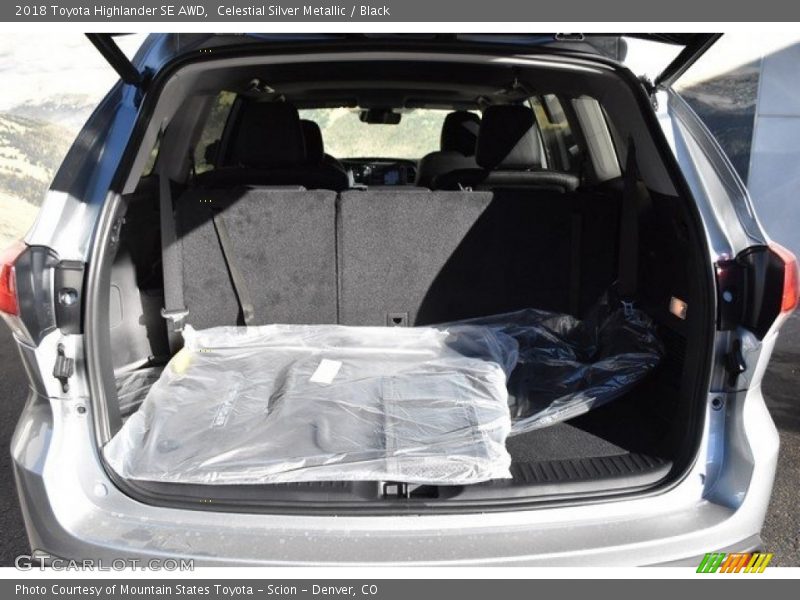 Celestial Silver Metallic / Black 2018 Toyota Highlander SE AWD