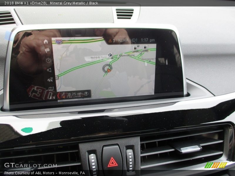 Navigation of 2018 X1 xDrive28i