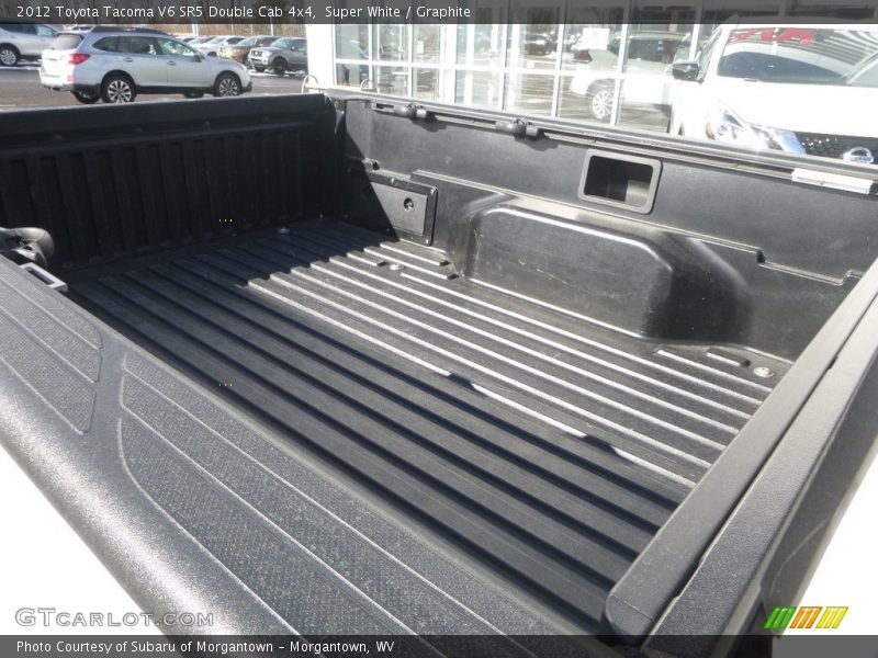 Super White / Graphite 2012 Toyota Tacoma V6 SR5 Double Cab 4x4