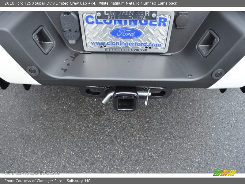 White Platinum Metallic / Limited Camelback 2018 Ford F250 Super Duty Limited Crew Cab 4x4