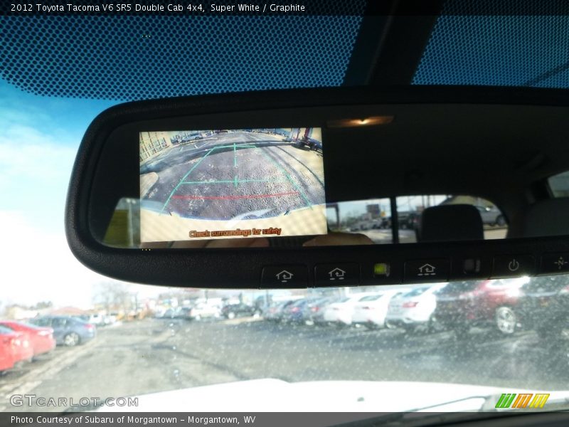 Super White / Graphite 2012 Toyota Tacoma V6 SR5 Double Cab 4x4