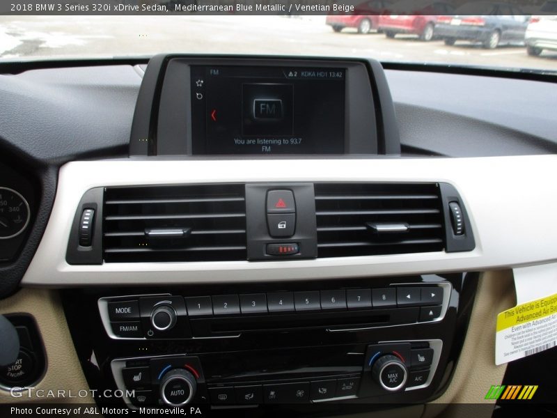 Mediterranean Blue Metallic / Venetian Beige 2018 BMW 3 Series 320i xDrive Sedan
