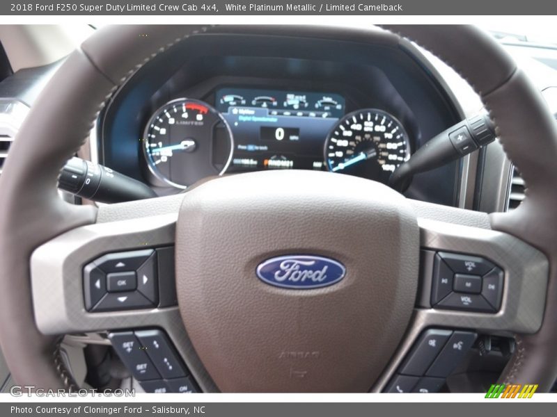  2018 F250 Super Duty Limited Crew Cab 4x4 Steering Wheel