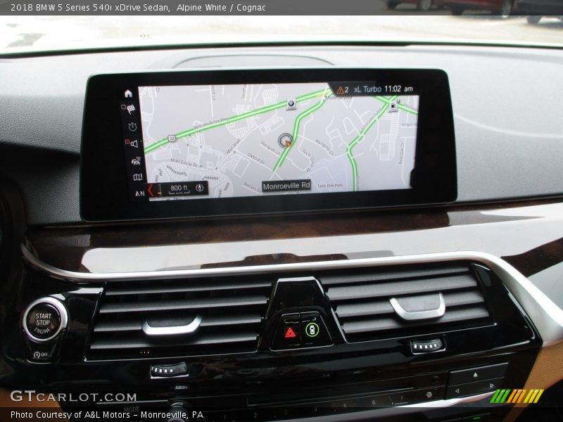 Navigation of 2018 5 Series 540i xDrive Sedan