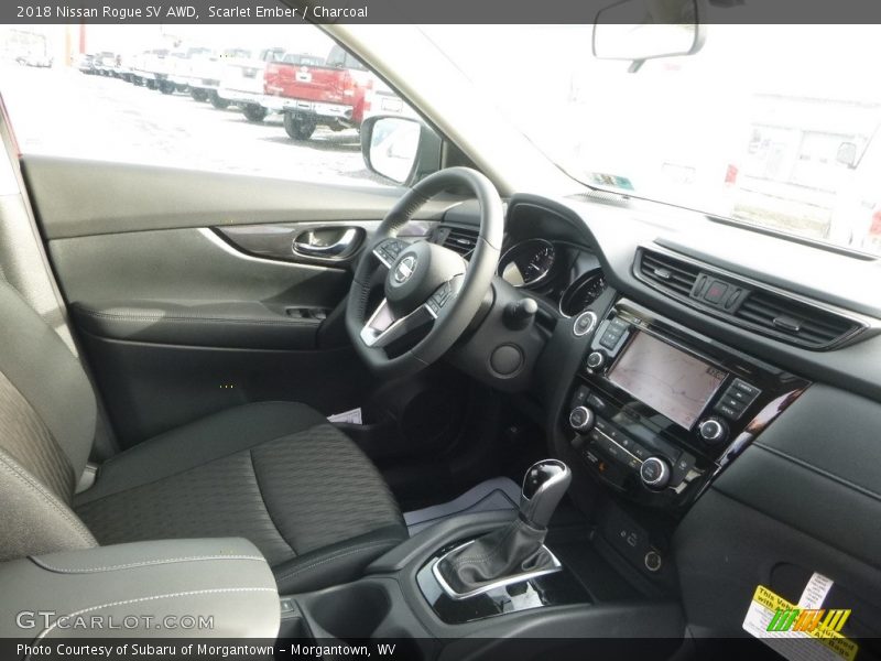 Scarlet Ember / Charcoal 2018 Nissan Rogue SV AWD