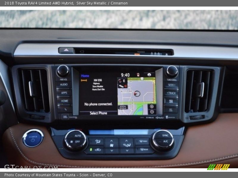 Controls of 2018 RAV4 Limited AWD Hybrid