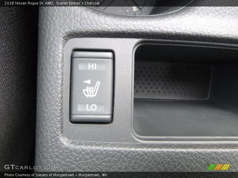 Scarlet Ember / Charcoal 2018 Nissan Rogue SV AWD