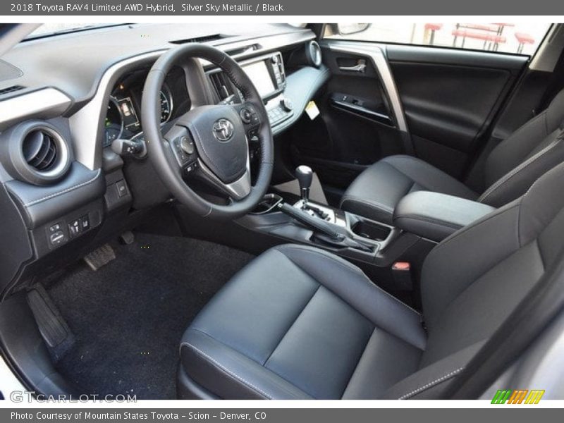  2018 RAV4 Limited AWD Hybrid Black Interior