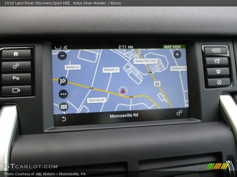 Navigation of 2018 Discovery Sport HSE