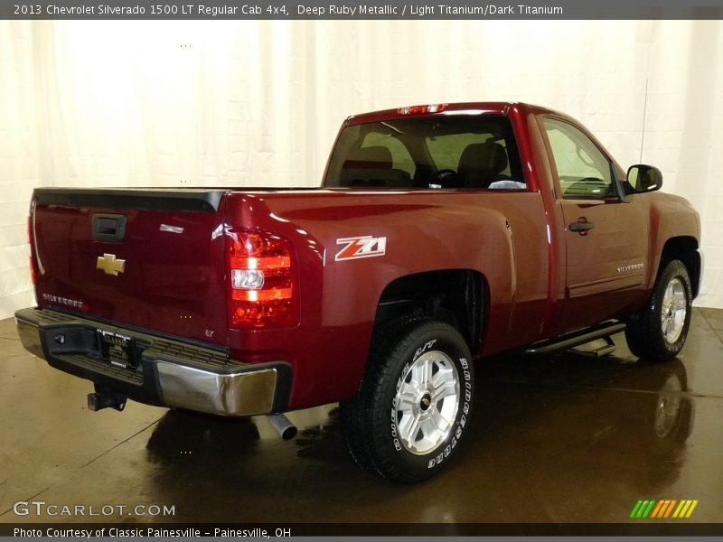 Deep Ruby Metallic / Light Titanium/Dark Titanium 2013 Chevrolet Silverado 1500 LT Regular Cab 4x4