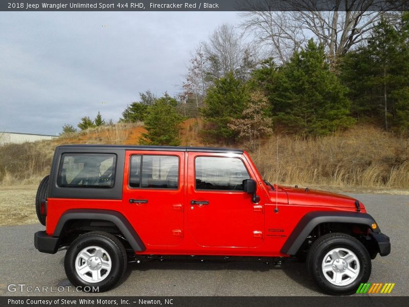  2018 Wrangler Unlimited Sport 4x4 RHD Firecracker Red