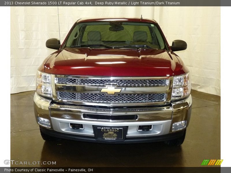 Deep Ruby Metallic / Light Titanium/Dark Titanium 2013 Chevrolet Silverado 1500 LT Regular Cab 4x4