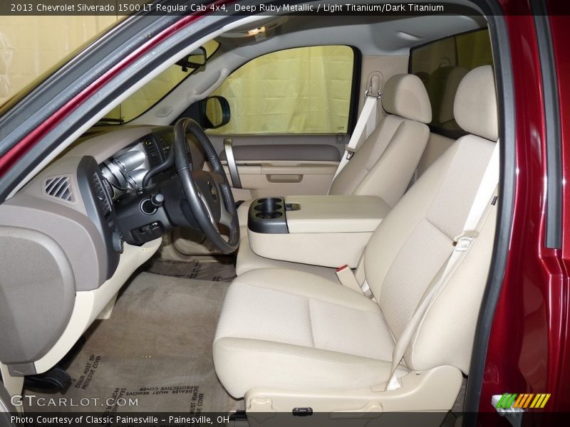 Deep Ruby Metallic / Light Titanium/Dark Titanium 2013 Chevrolet Silverado 1500 LT Regular Cab 4x4