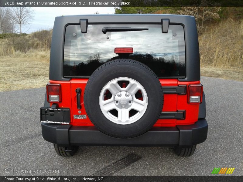 Firecracker Red / Black 2018 Jeep Wrangler Unlimited Sport 4x4 RHD