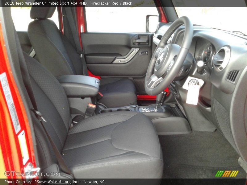  2018 Wrangler Unlimited Sport 4x4 RHD Black Interior